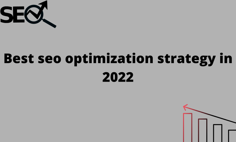 Best seo optimization strategy in 2022