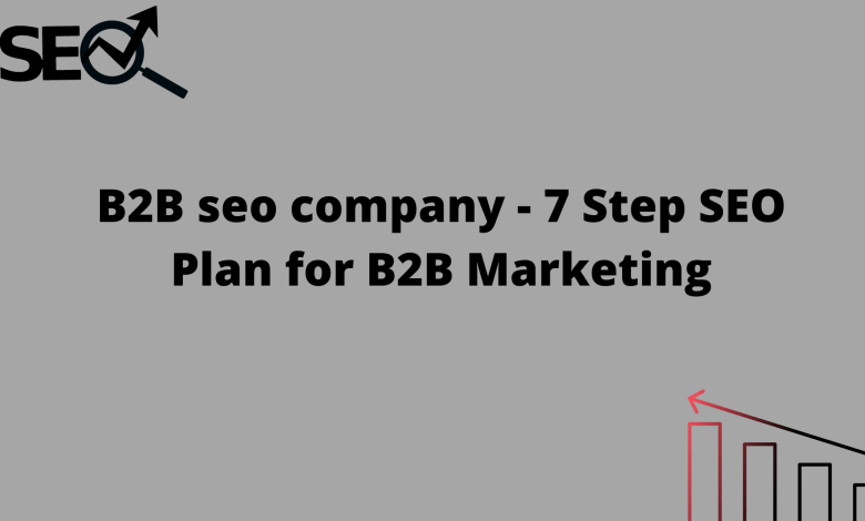 B2B seo company - 7 Step SEO Plan for B2B Marketing